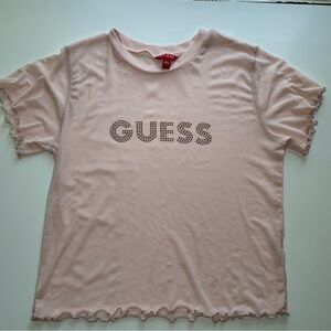 Guess Light Pink mesh top